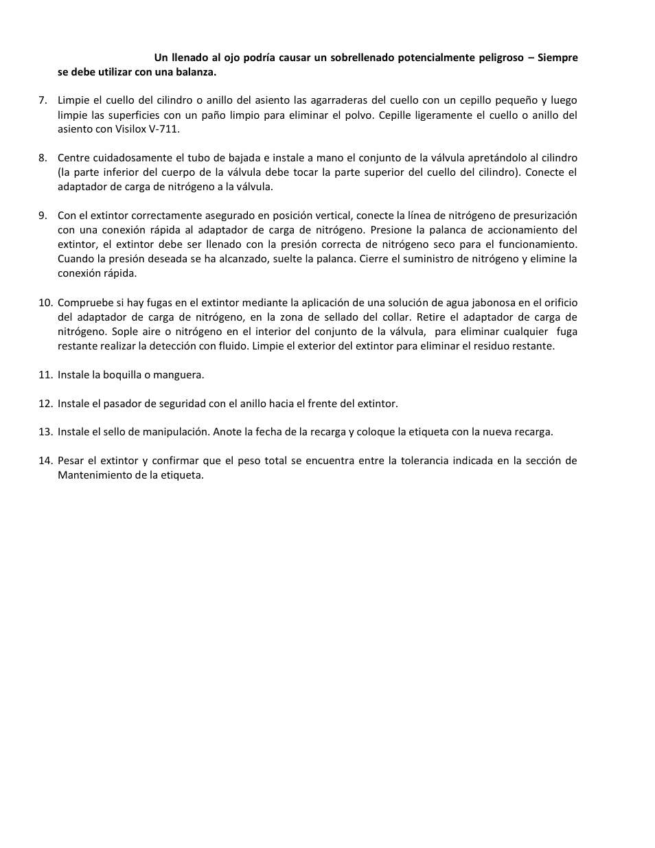 Amerex 05602 User Manual | Page 7 / 11