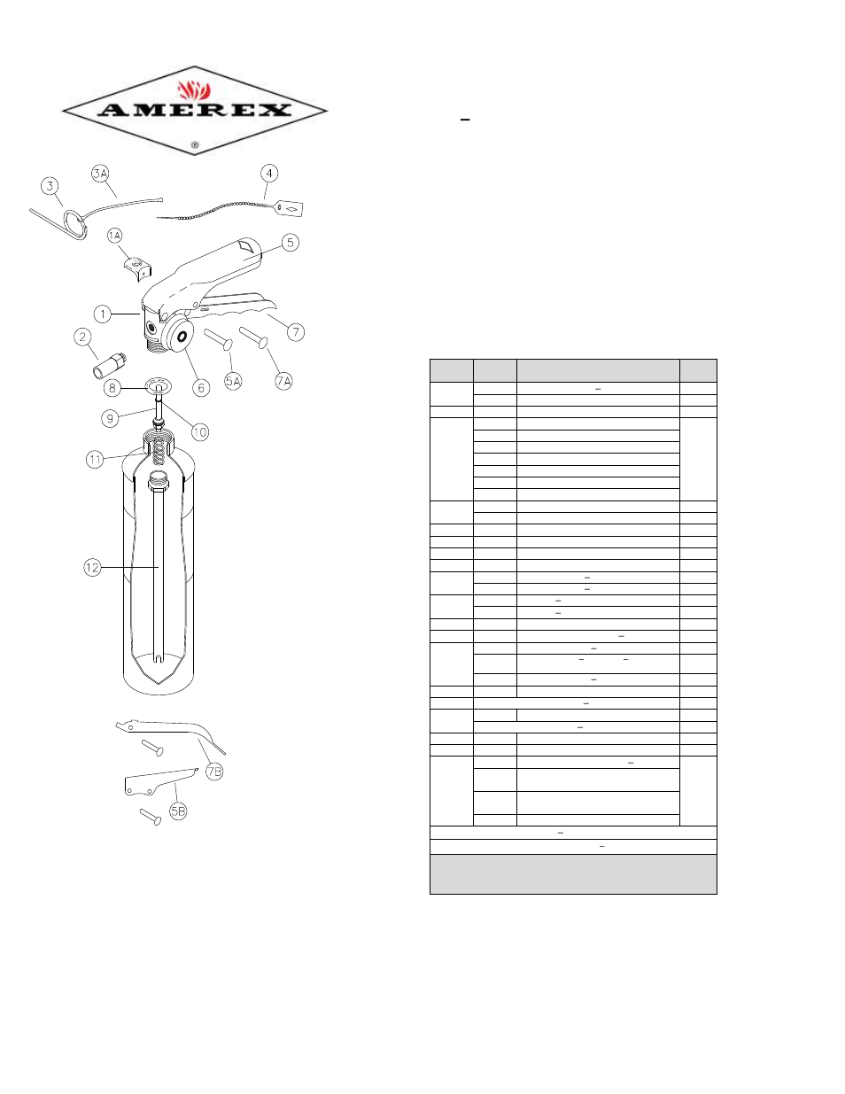 Amerex 05602 User Manual | Page 9 / 11