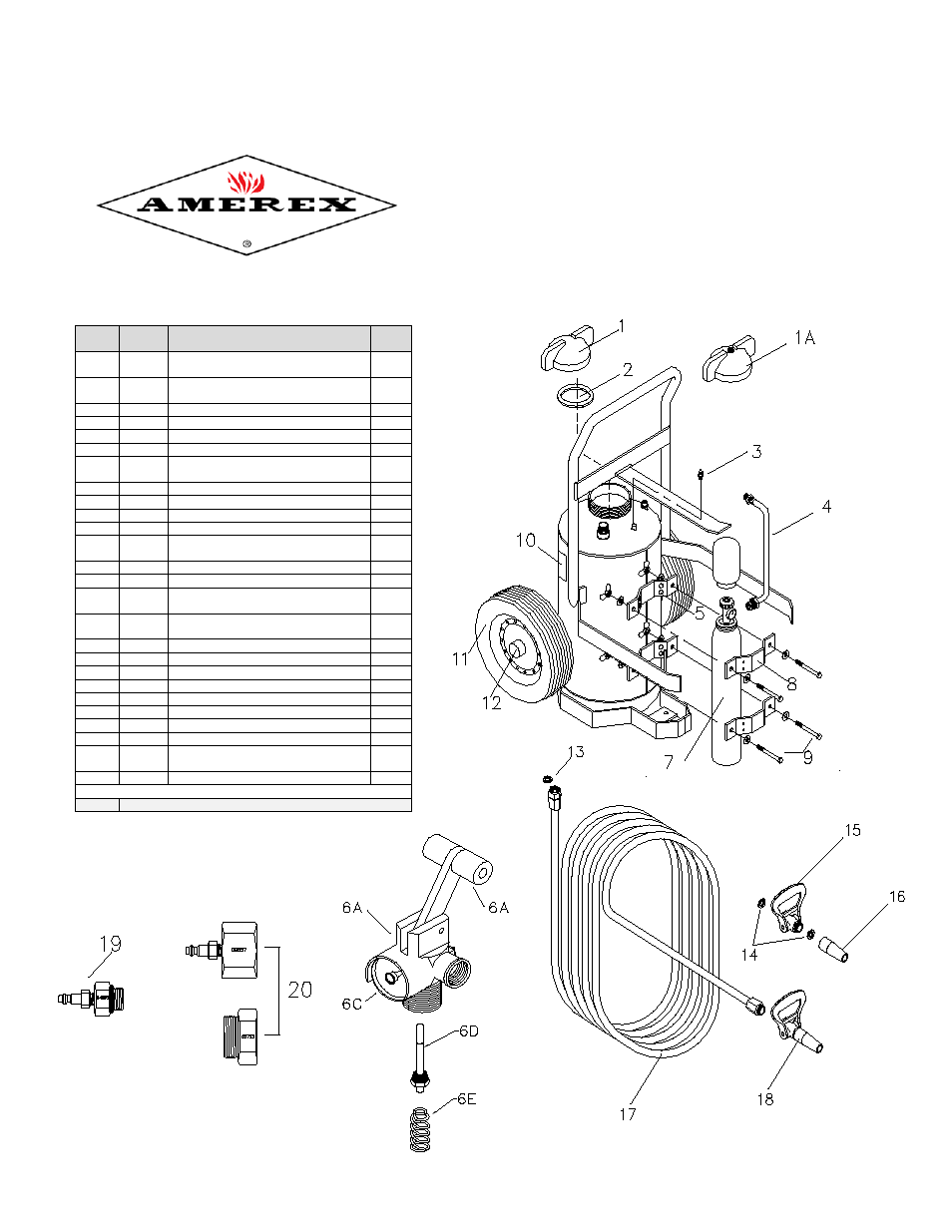 Amerex 05605 User Manual | Page 14 / 14