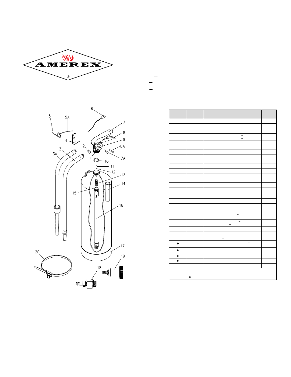 Amerex 05607 User Manual | Page 6 / 6