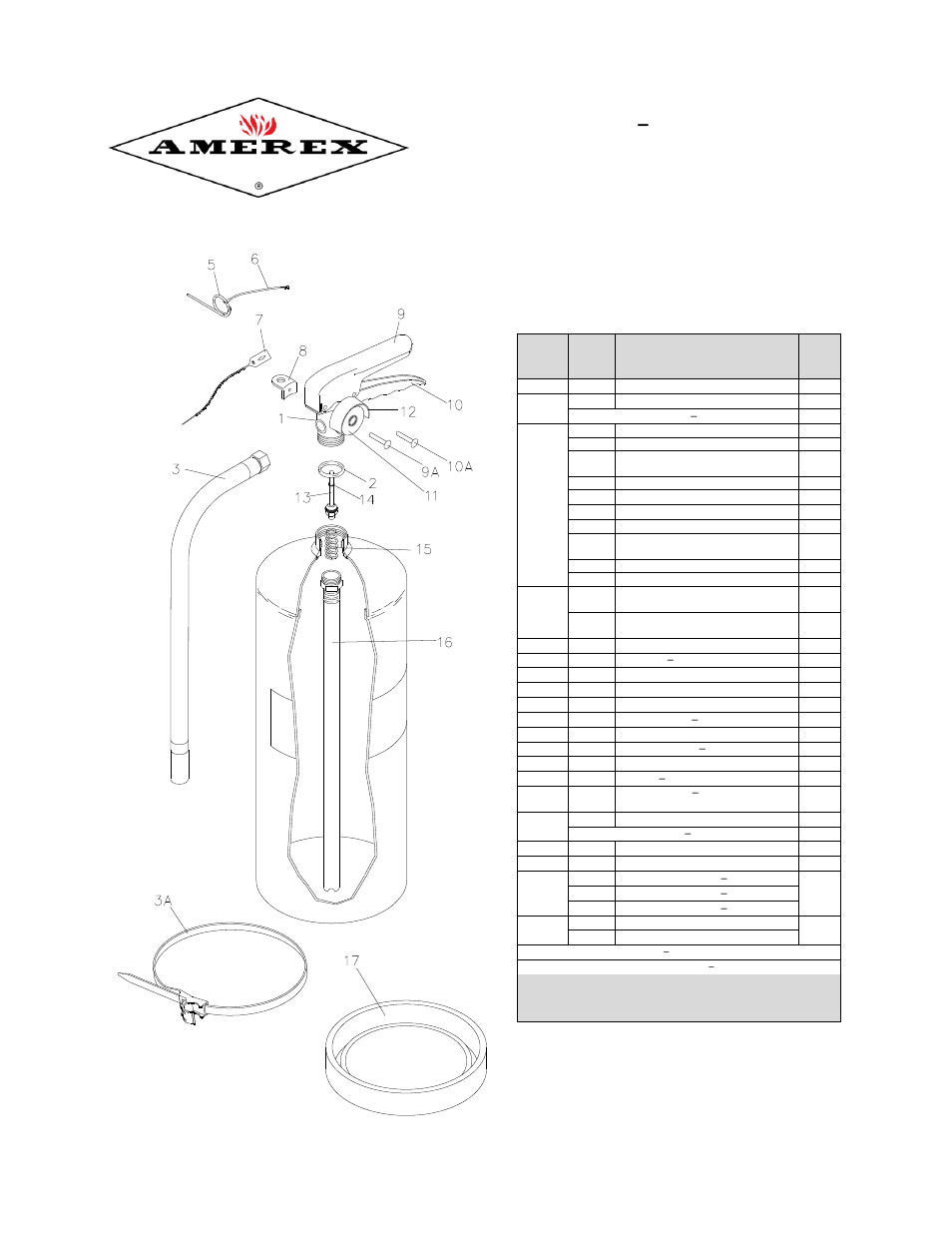 Amerex 05616 User Manual | Page 9 / 9