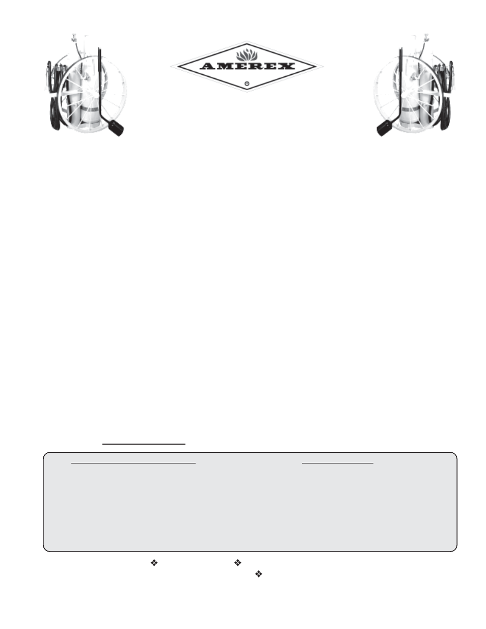 Amerex 05620 User Manual | 8 pages