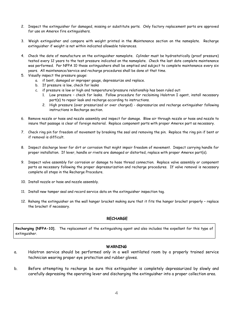 Amerex 14425 User Manual | Page 5 / 8