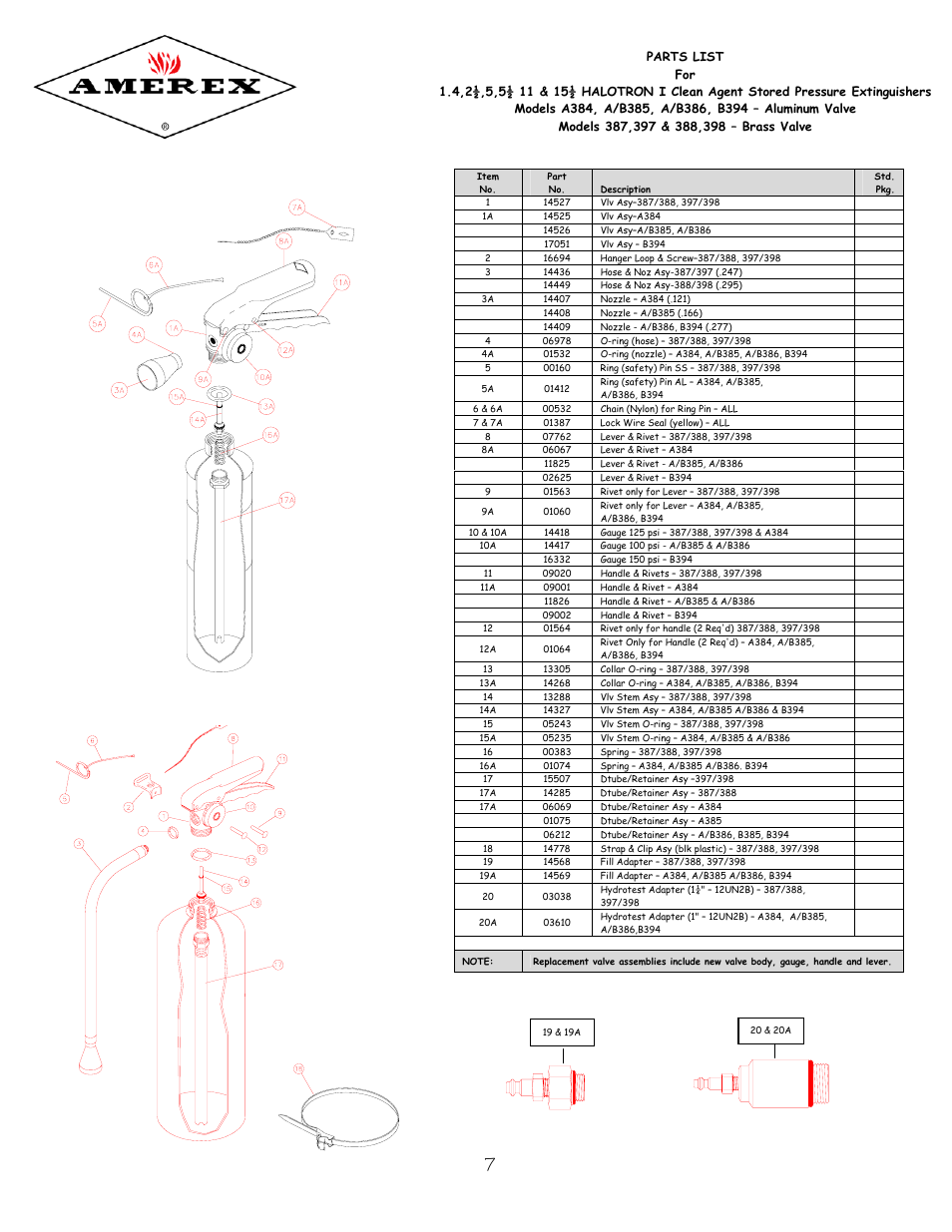 Amerex 14425 User Manual | Page 8 / 8