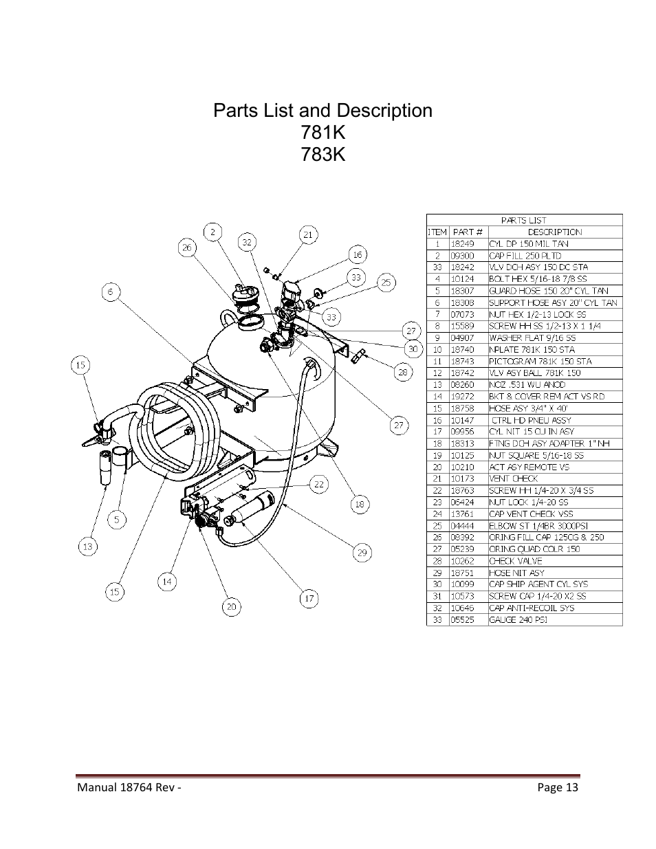 Amerex 18764 User Manual | Page 13 / 13