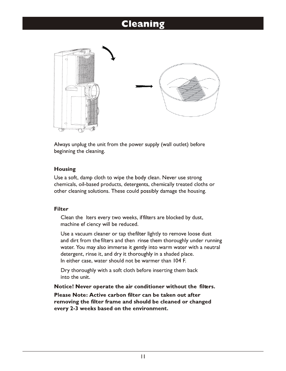 American Comfort ACW800CH User Manual | Page 13 / 15