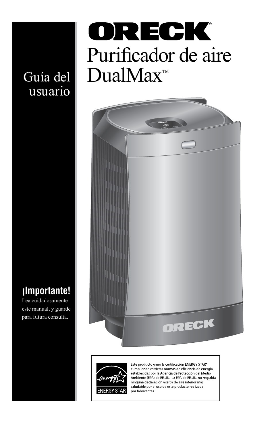 Purificador de aire dualmax, Guía del usuario | American Comfort AIR16 User Manual | Page 16 / 48