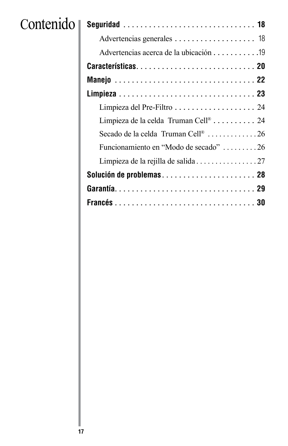 Ontenido | American Comfort AIR16 User Manual | Page 18 / 48