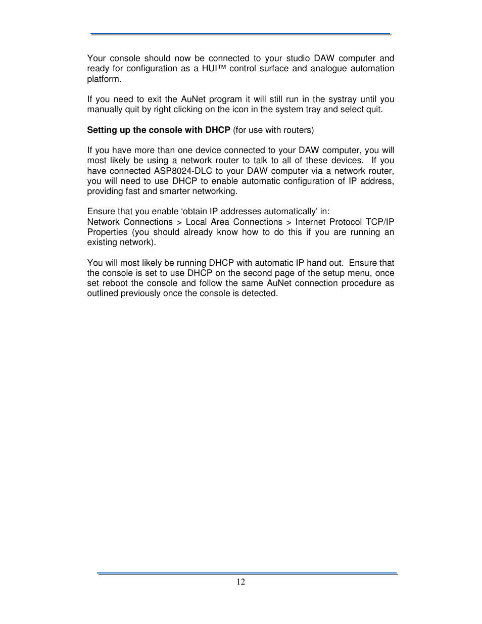 Audient ASP8024 Dual Layer Control Module User Manual | Page 12 / 16