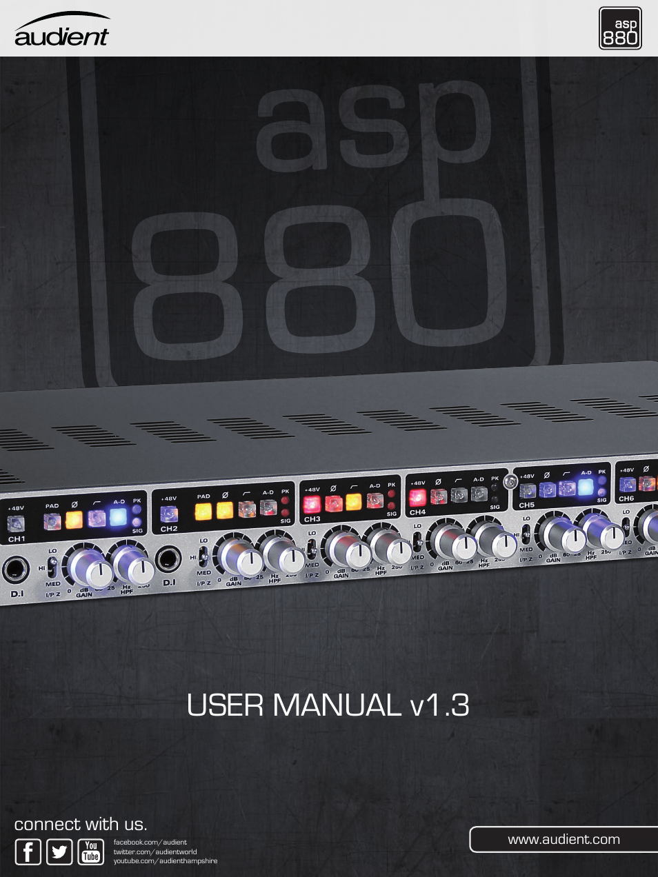 Audient ASP880 User Manual | 15 pages