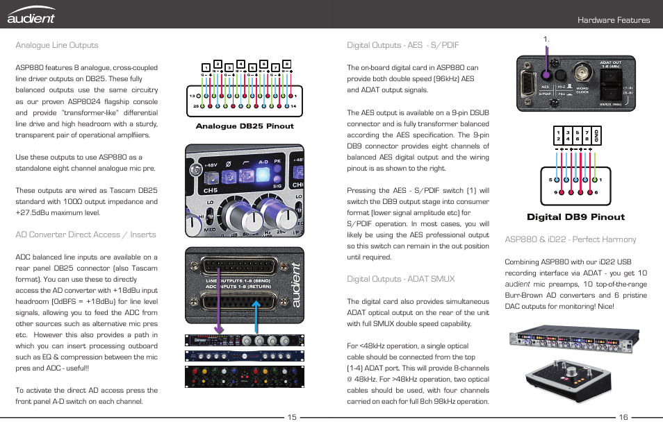 Audient ASP880 User Manual | Page 10 / 15