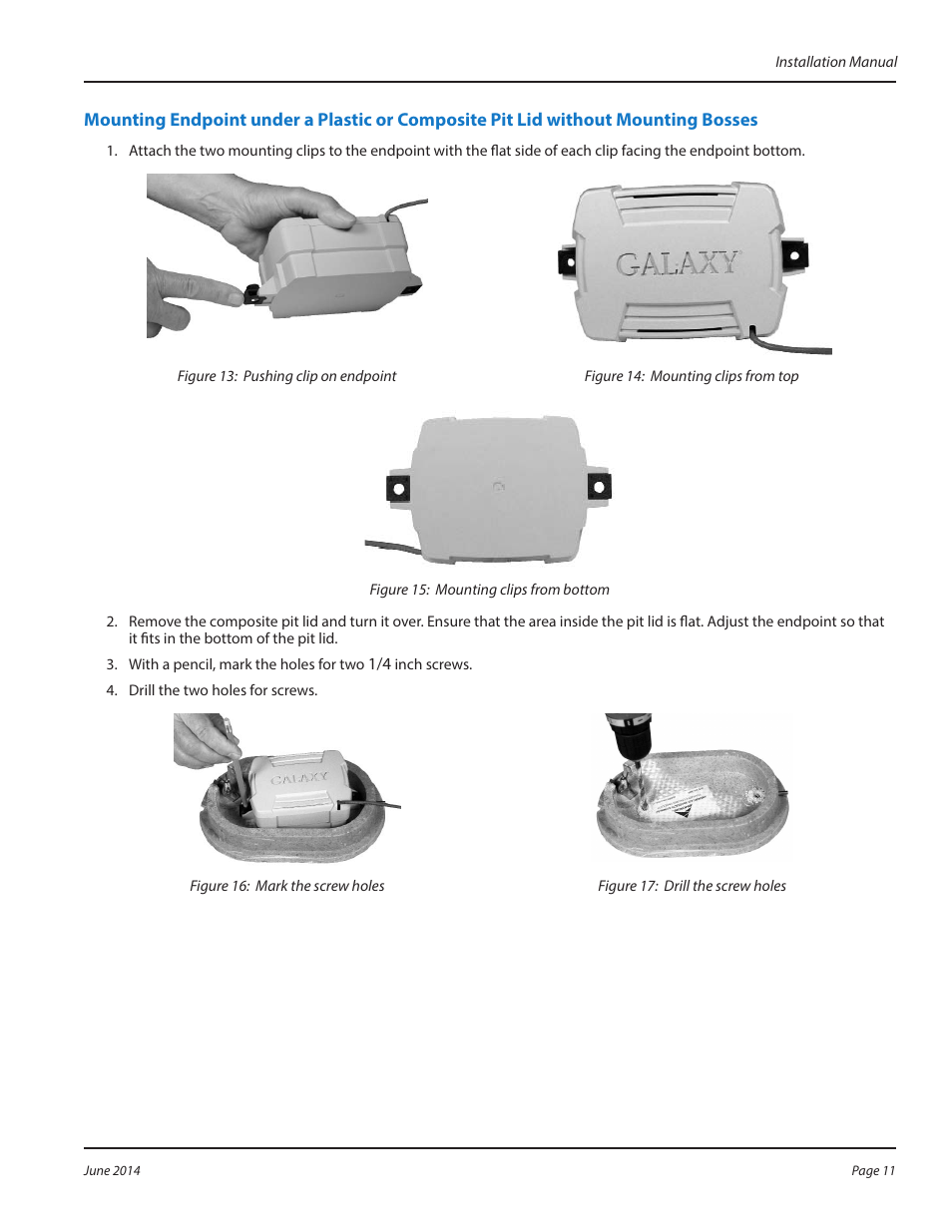 Badger Meter GALAXY User Manual | Page 11 / 16