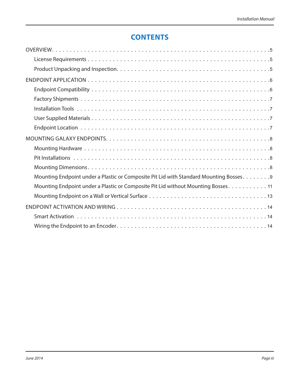 Badger Meter GALAXY User Manual | Page 3 / 16