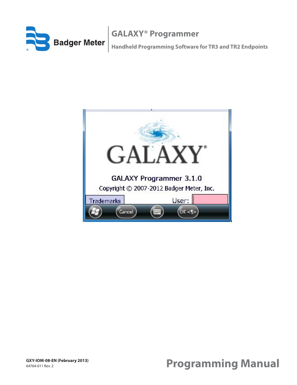 Badger Meter GALAXY User Manual | 28 pages