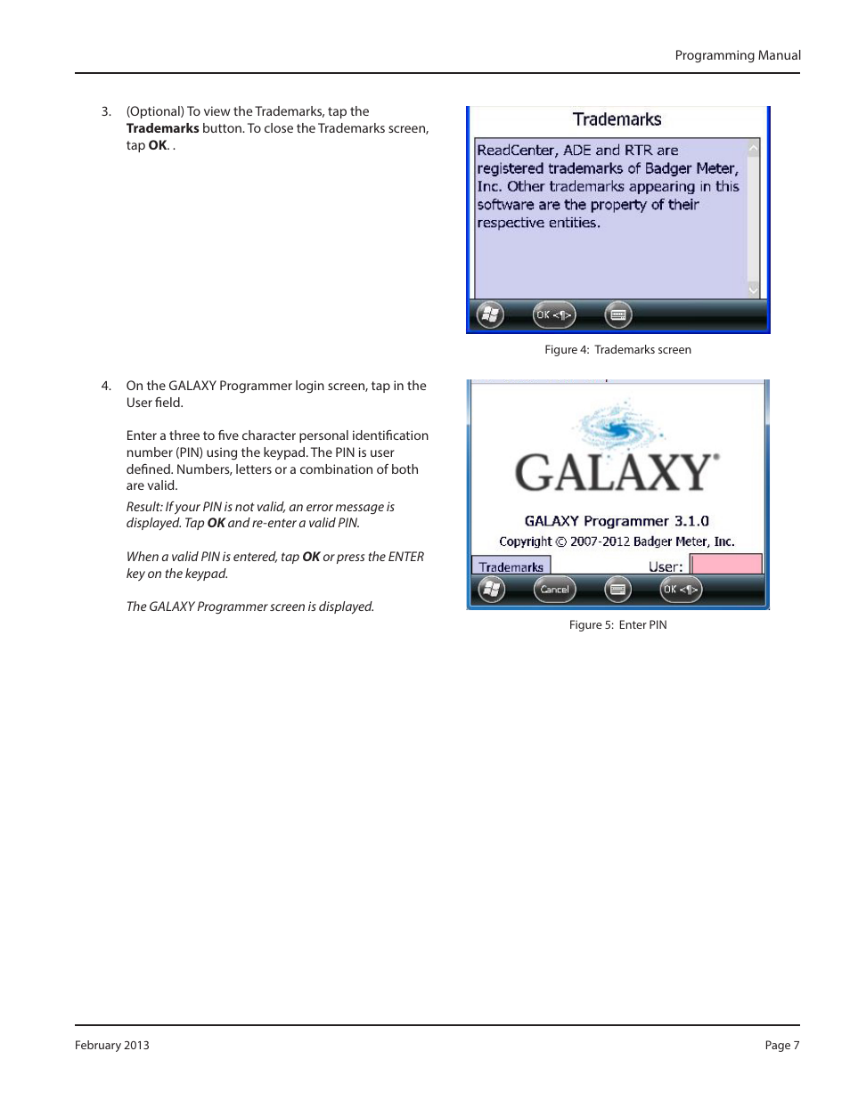 Badger Meter GALAXY User Manual | Page 7 / 28