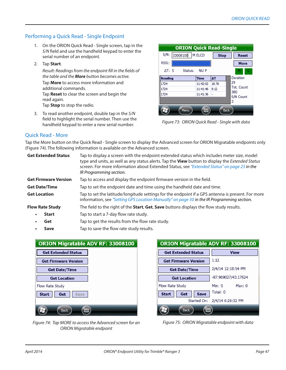 Badger Meter ORION Classic (CE) User Manual | Page 47 / 80