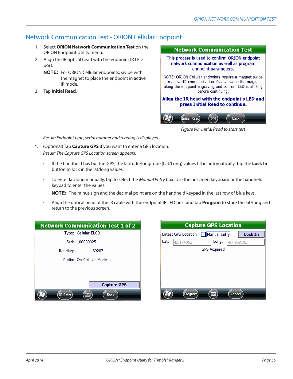 Badger Meter ORION Classic (CE) User Manual | Page 55 / 80