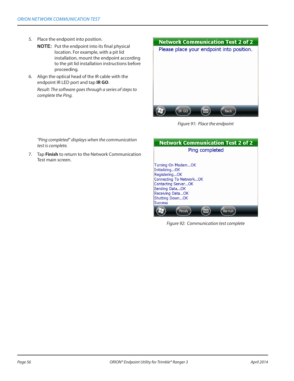 Badger Meter ORION Classic (CE) User Manual | Page 56 / 80
