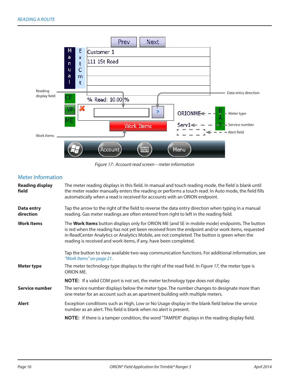 Badger Meter ORION AMR/AMI Hardware Solutions for Gas Utilities User Manual | Page 16 / 96