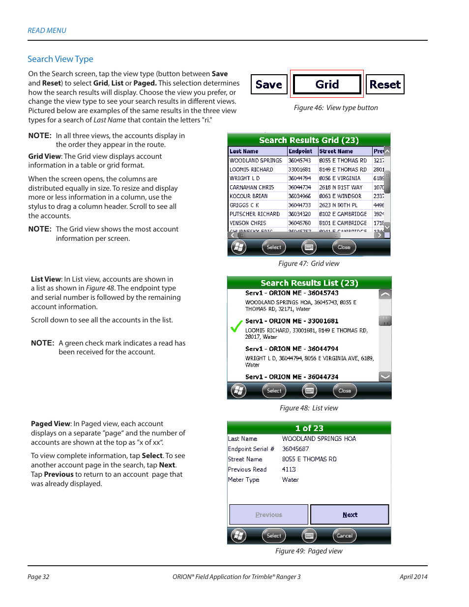 Badger Meter ORION AMR/AMI Hardware Solutions for Gas Utilities User Manual | Page 32 / 96