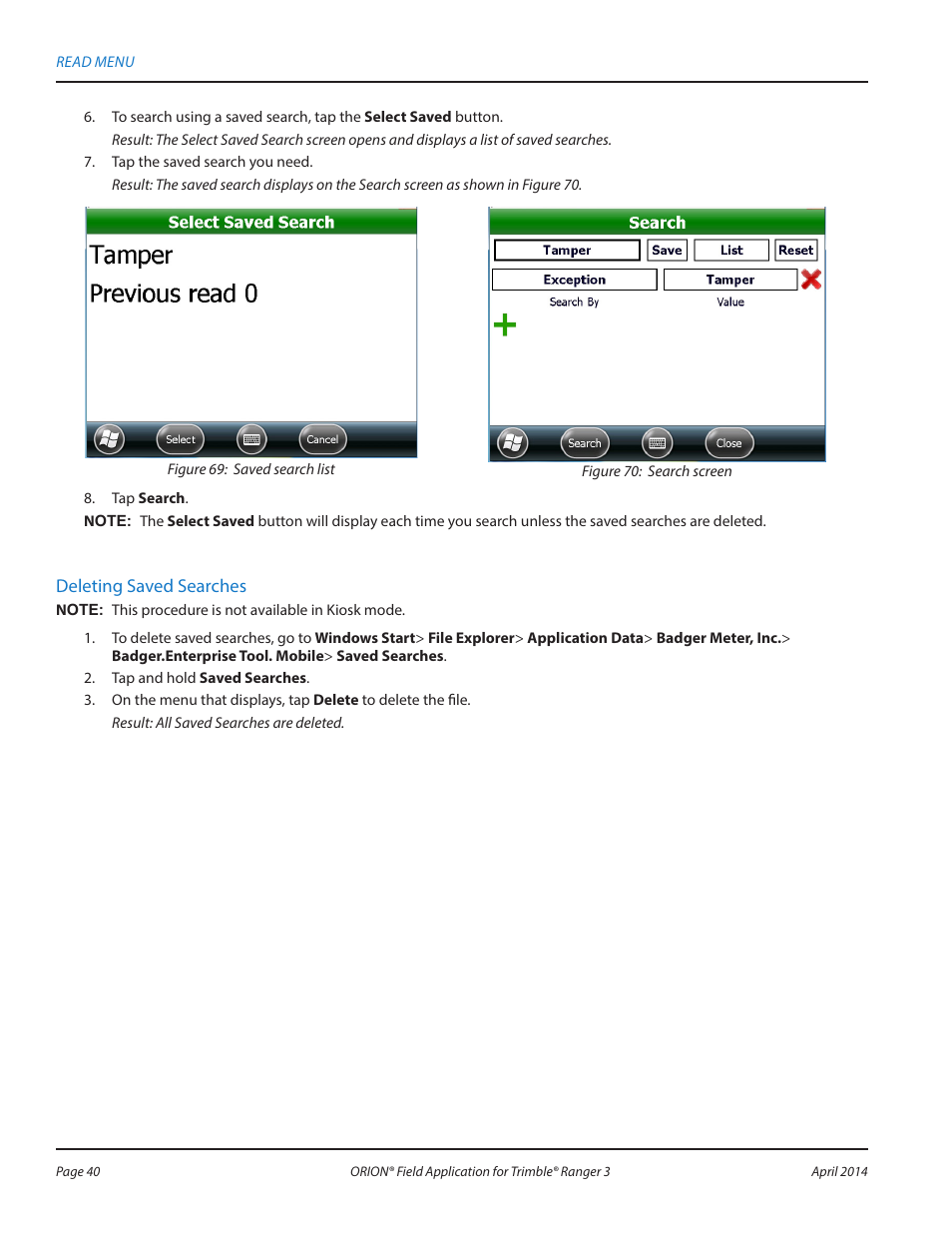Badger Meter ORION AMR/AMI Hardware Solutions for Gas Utilities User Manual | Page 40 / 96