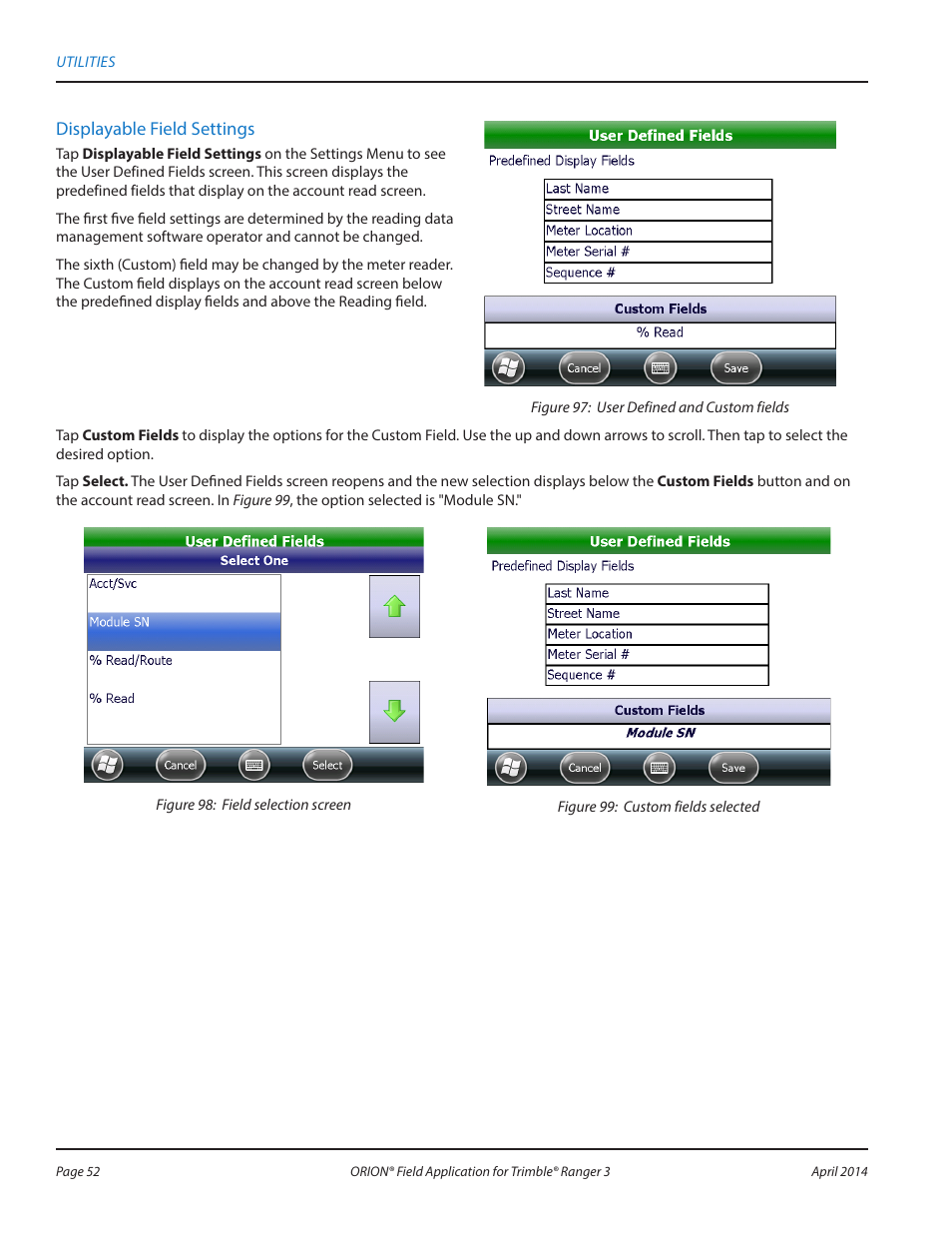 Badger Meter ORION AMR/AMI Hardware Solutions for Gas Utilities User Manual | Page 52 / 96