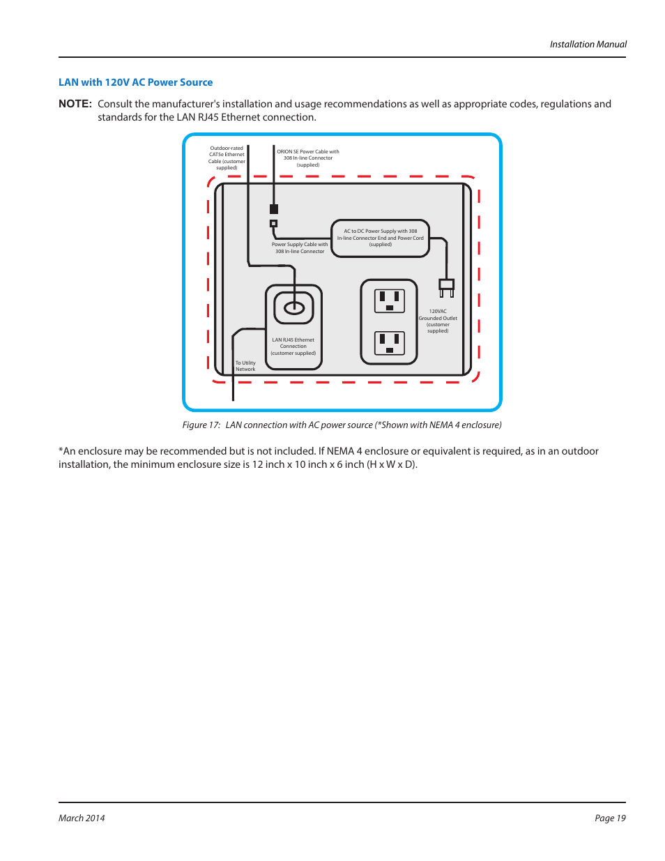 Installation manual | Badger Meter ORION AMR/AMI Hardware Solutions for Gas Utilities User Manual | Page 19 / 48