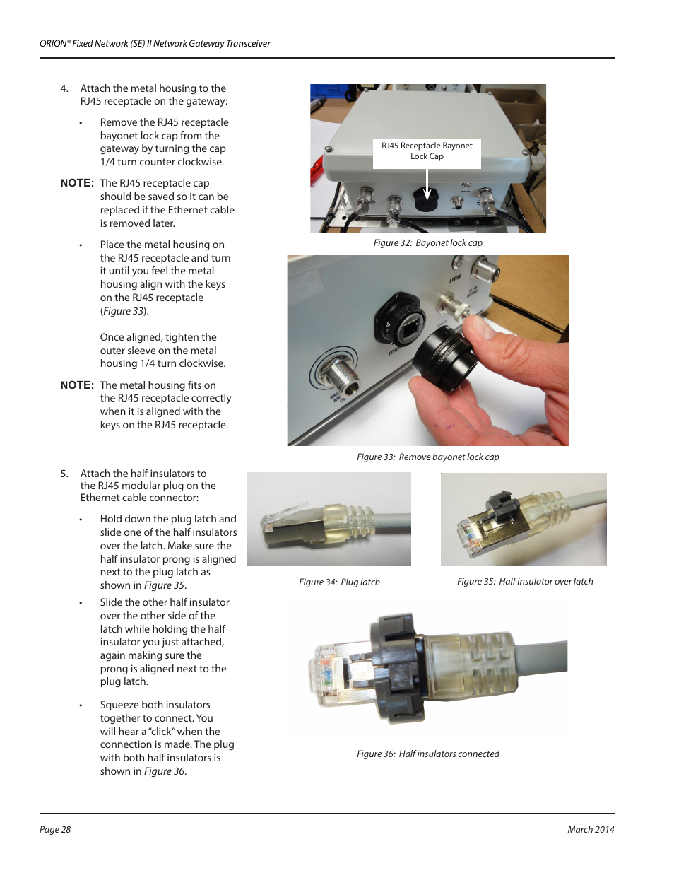 Badger Meter ORION AMR/AMI Hardware Solutions for Gas Utilities User Manual | Page 28 / 48