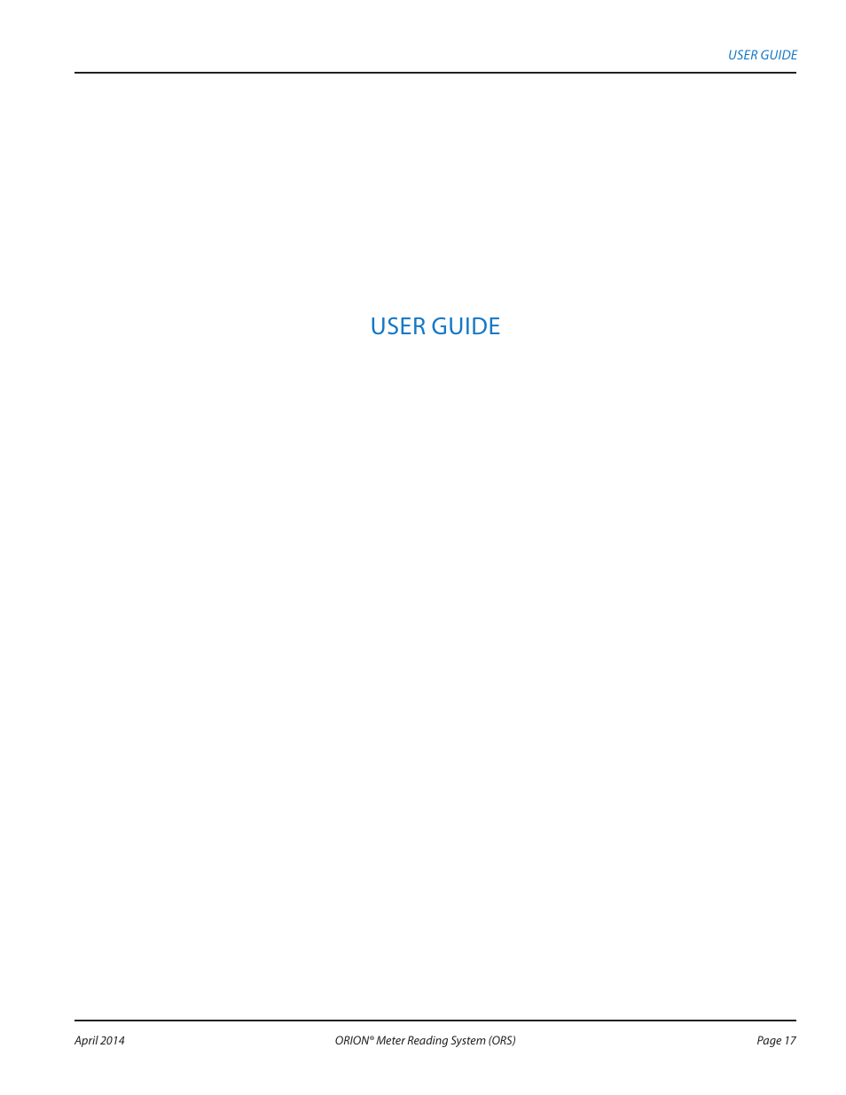 User guide | Badger Meter ORION AMR/AMI Hardware Solutions for Gas Utilities User Manual | Page 17 / 72