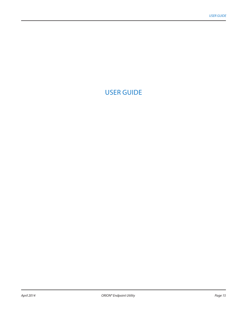 User guide | Badger Meter ORION AMR/AMI Hardware Solutions for Gas Utilities User Manual | Page 15 / 60