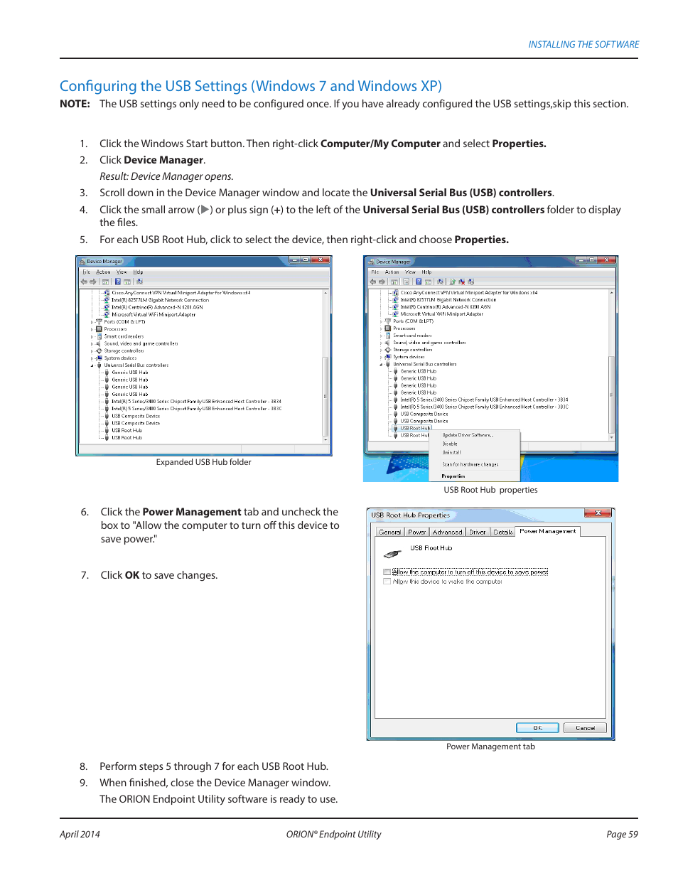 Badger Meter ORION AMR/AMI Hardware Solutions for Gas Utilities User Manual | Page 59 / 60