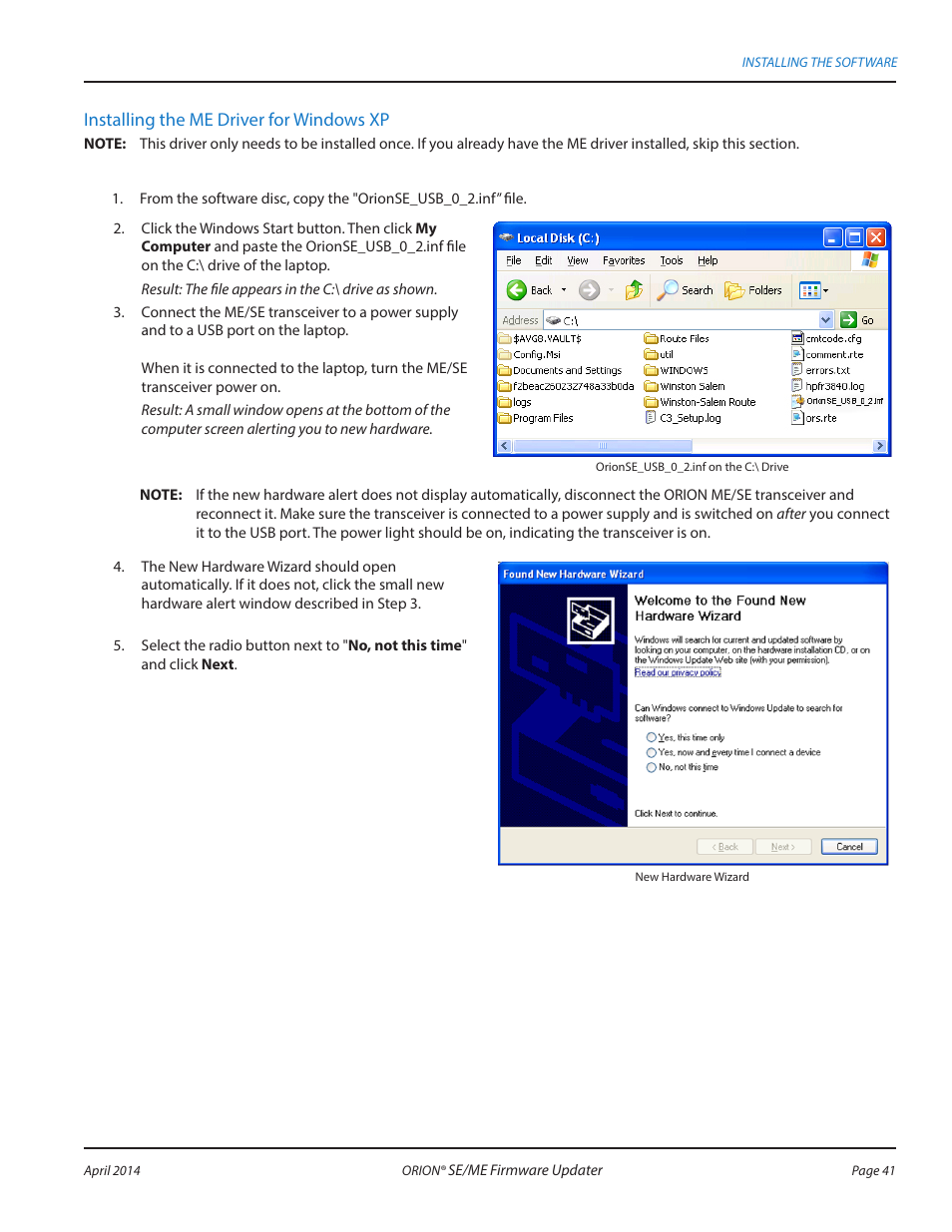 Badger Meter ORION AMR/AMI Hardware Solutions for Gas Utilities User Manual | Page 41 / 48