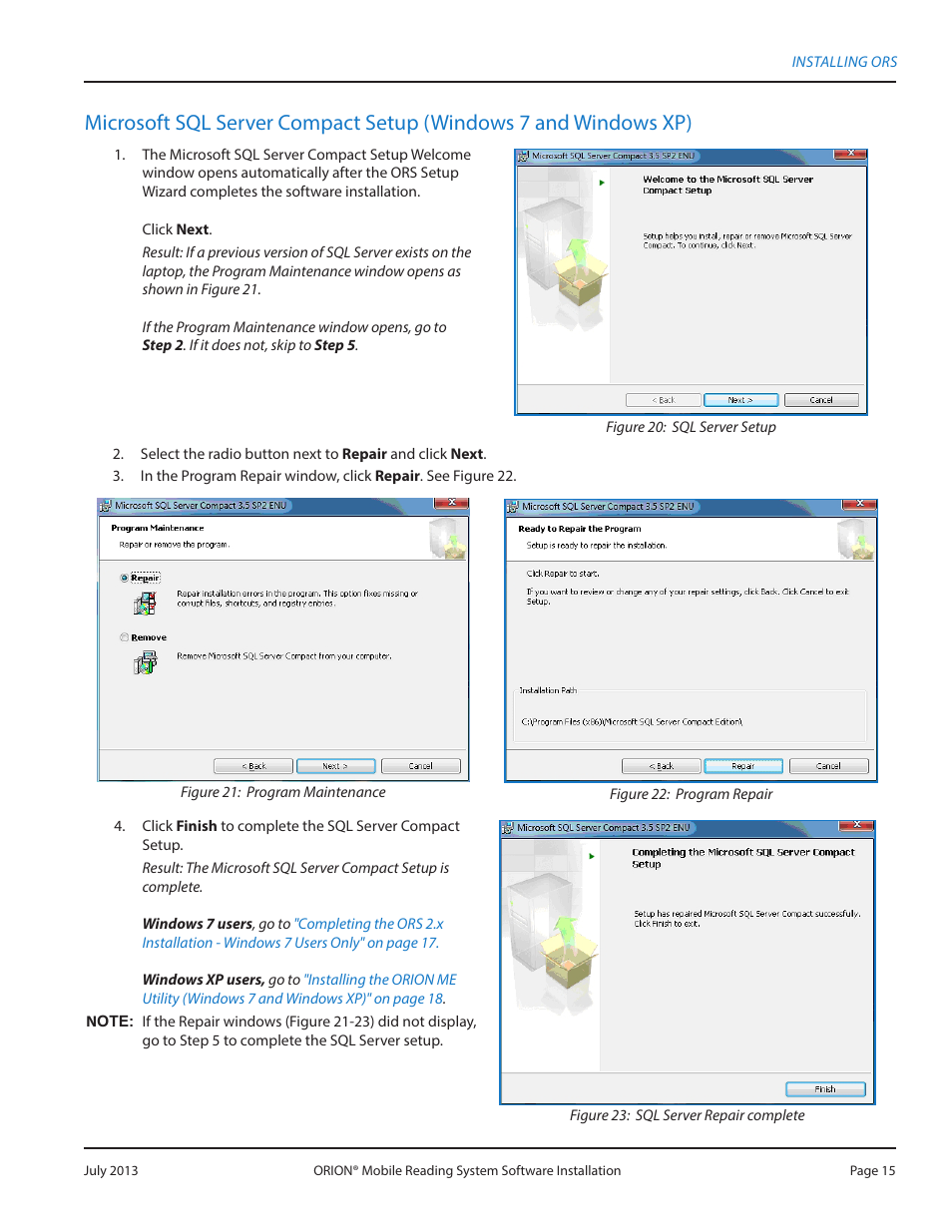 Badger Meter ORION AMR/AMI Hardware Solutions for Gas Utilities User Manual | Page 15 / 32