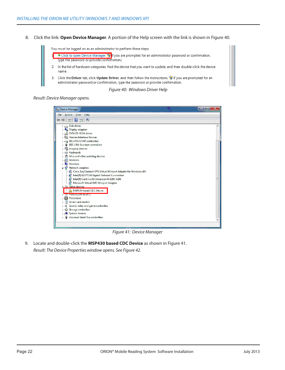 Badger Meter ORION AMR/AMI Hardware Solutions for Gas Utilities User Manual | Page 22 / 32