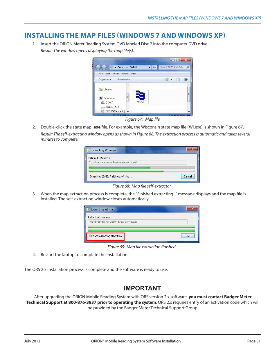 Imnootao i | Badger Meter ORION AMR/AMI Hardware Solutions for Gas Utilities User Manual | Page 31 / 32