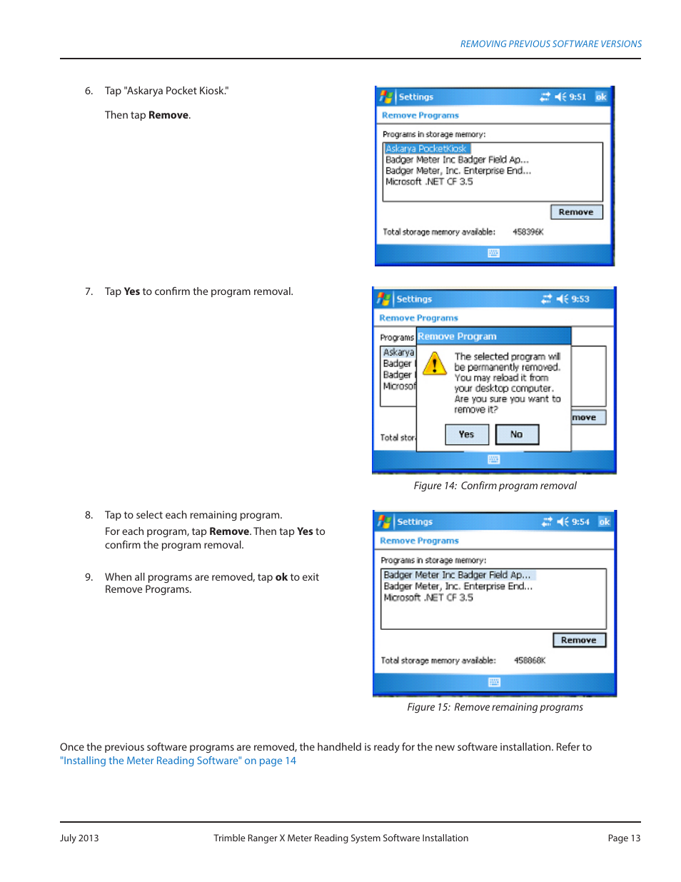 Badger Meter ORION AMR/AMI Hardware Solutions for Gas Utilities User Manual | Page 13 / 20