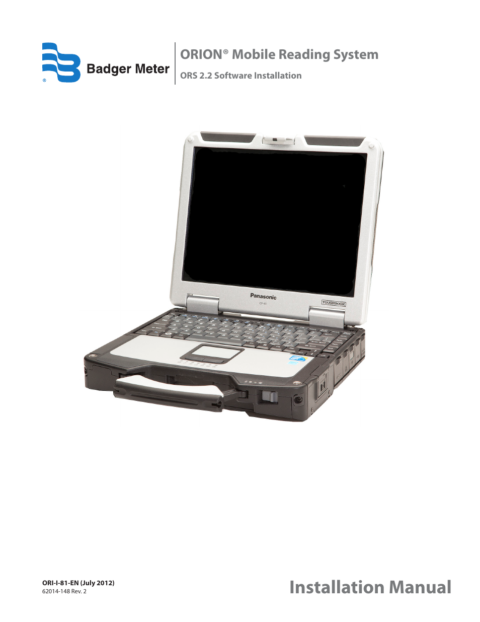 Badger Meter ORION Classic (CE) User Manual | 32 pages