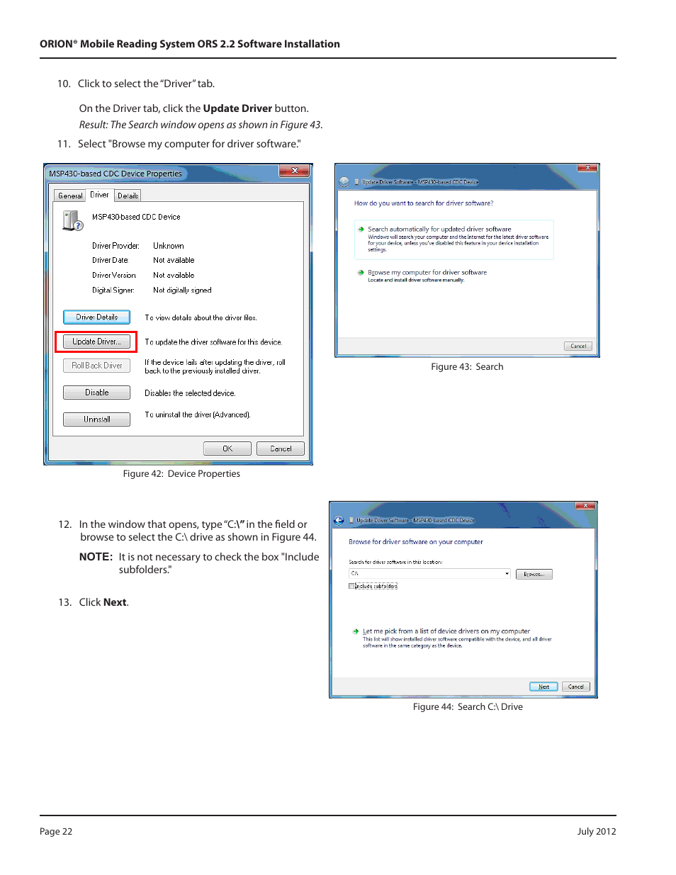 Badger Meter ORION Classic (CE) User Manual | Page 22 / 32