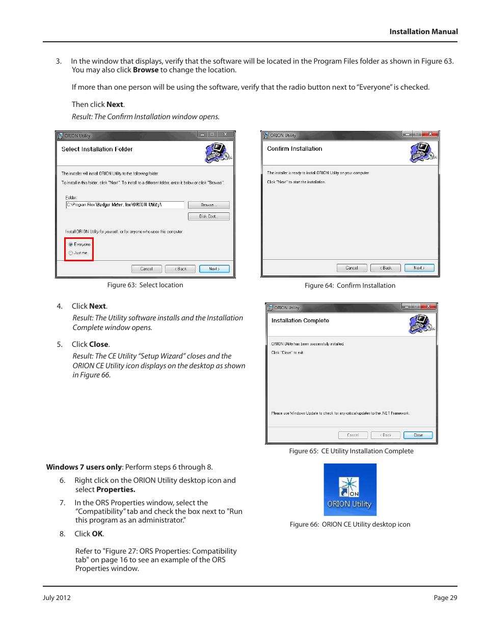 Badger Meter ORION Classic (CE) User Manual | Page 29 / 32