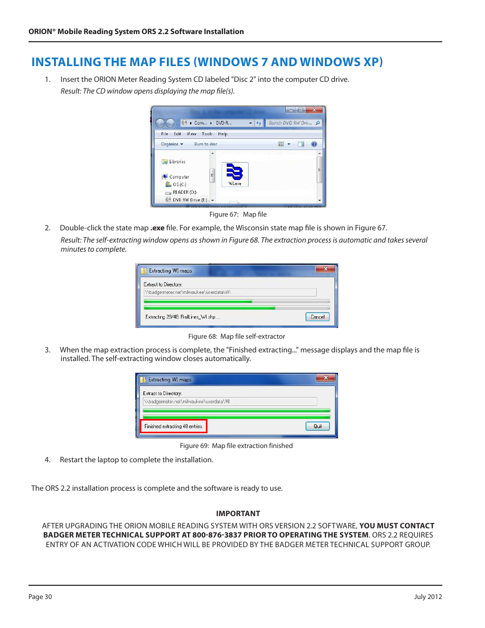 Badger Meter ORION Classic (CE) User Manual | Page 30 / 32