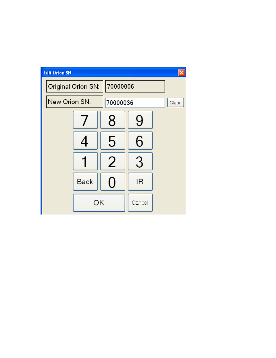 Changing a serial number on the list, Removing a serial number from the list | Badger Meter ORION Classic (CE) User Manual | Page 14 / 20