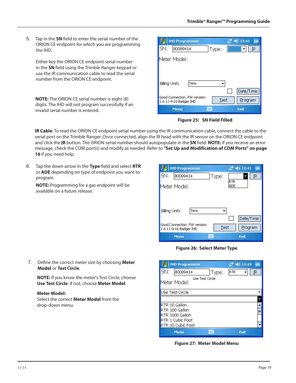 Badger Meter ORION Classic (CE) User Manual | Page 19 / 28