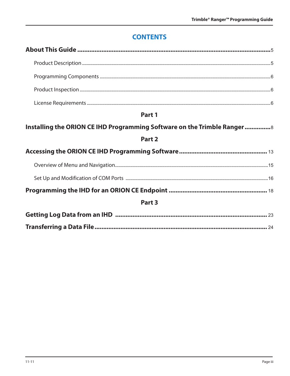 Badger Meter ORION Classic (CE) User Manual | Page 3 / 28