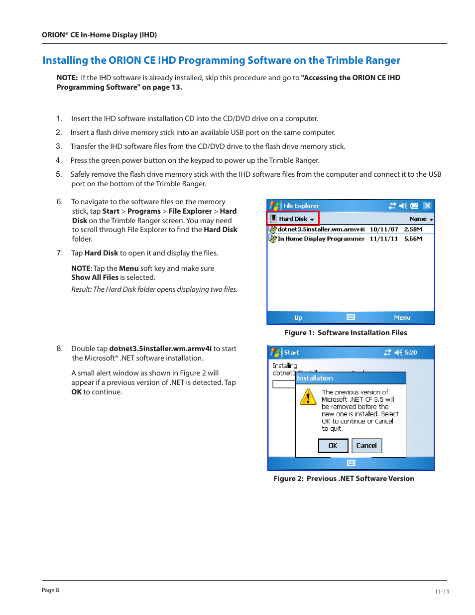 Badger Meter ORION Classic (CE) User Manual | Page 8 / 28