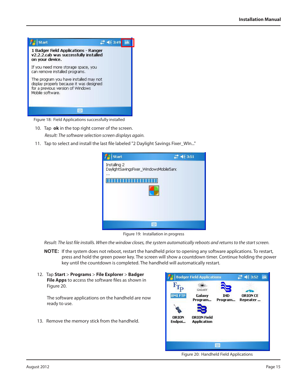 Badger Meter ORION Classic (CE) User Manual | Page 15 / 20