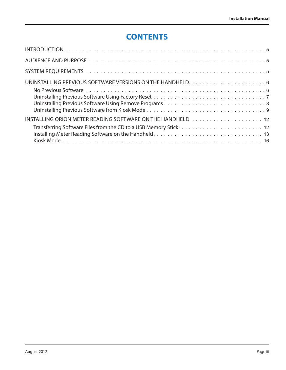 Badger Meter ORION Classic (CE) User Manual | Page 3 / 20