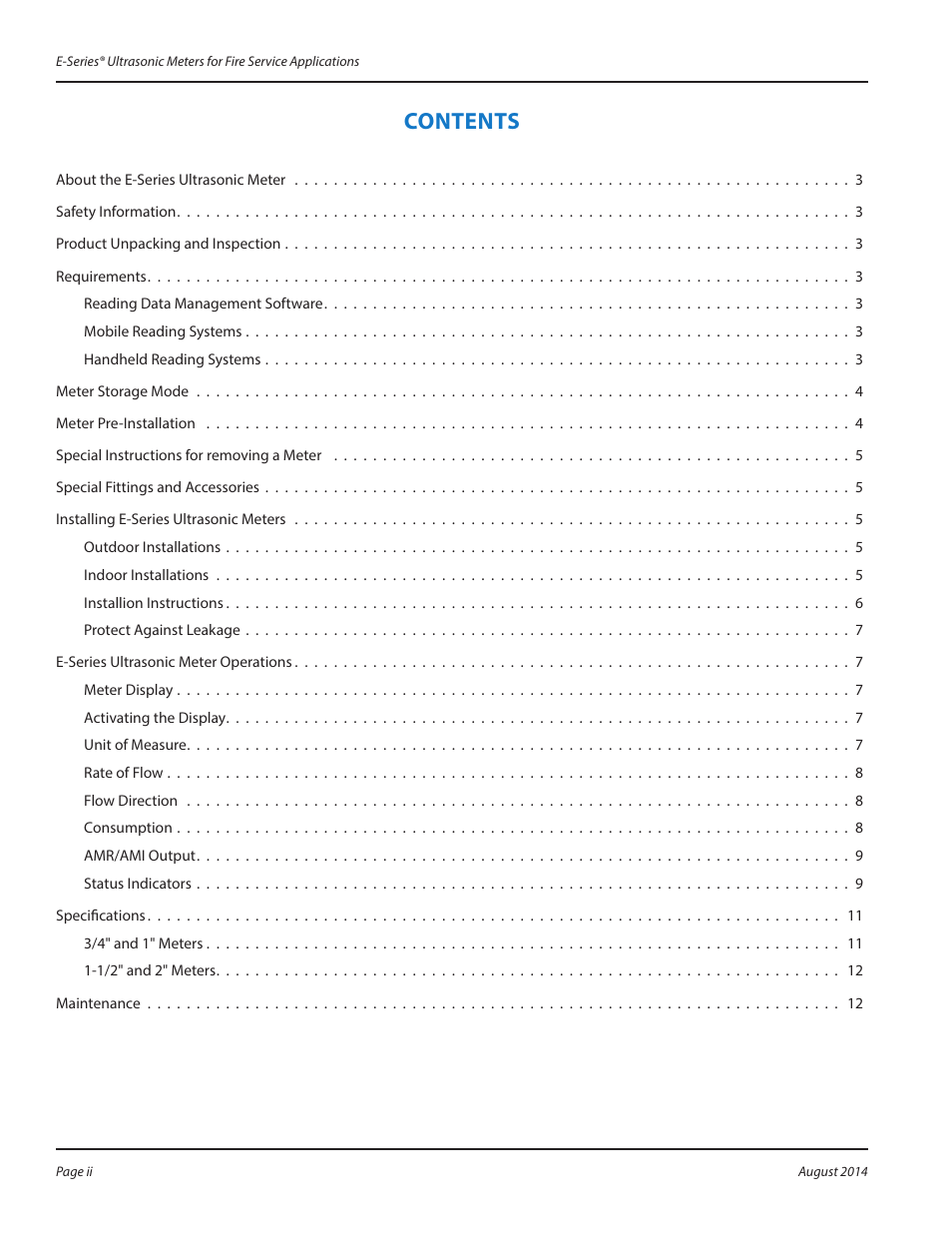 Badger Meter E-Series Ultrasonic Meters User Manual | Page 2 / 12