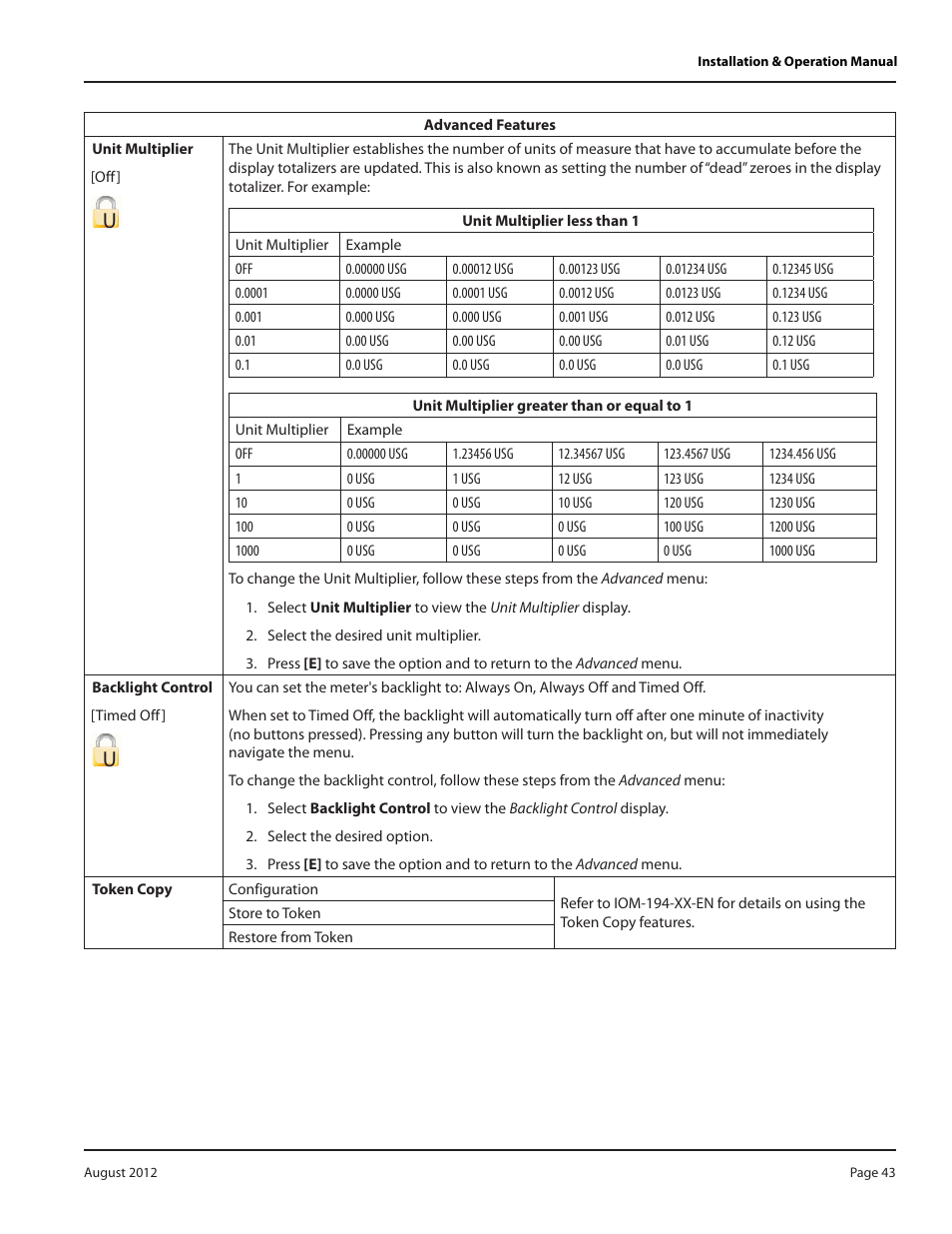 Badger Meter M-Series M2000 User Manual | Page 43 / 60