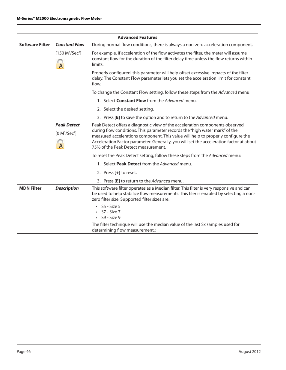 Badger Meter M-Series M2000 User Manual | Page 46 / 60