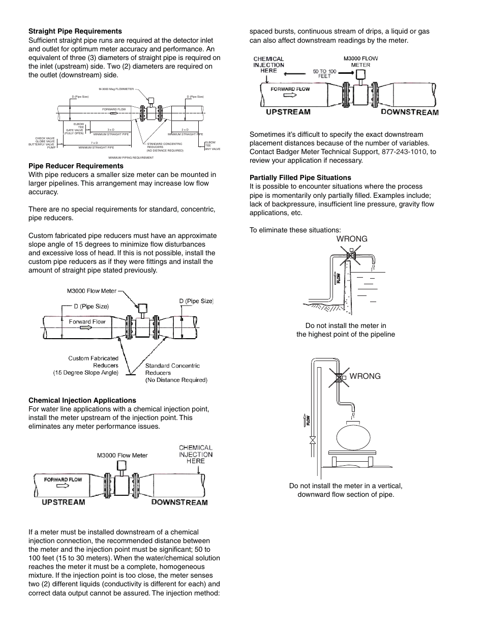 Wrong | Badger Meter M-Series M3000 User Manual | Page 8 / 40